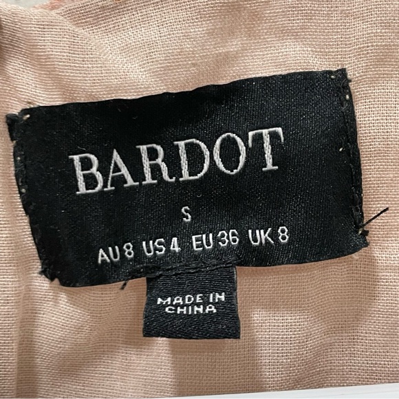 Bardot Womens Small Zelina Mini Floral Dress Revolve Lily Floral Corset Blouson - Picture 8 of 16